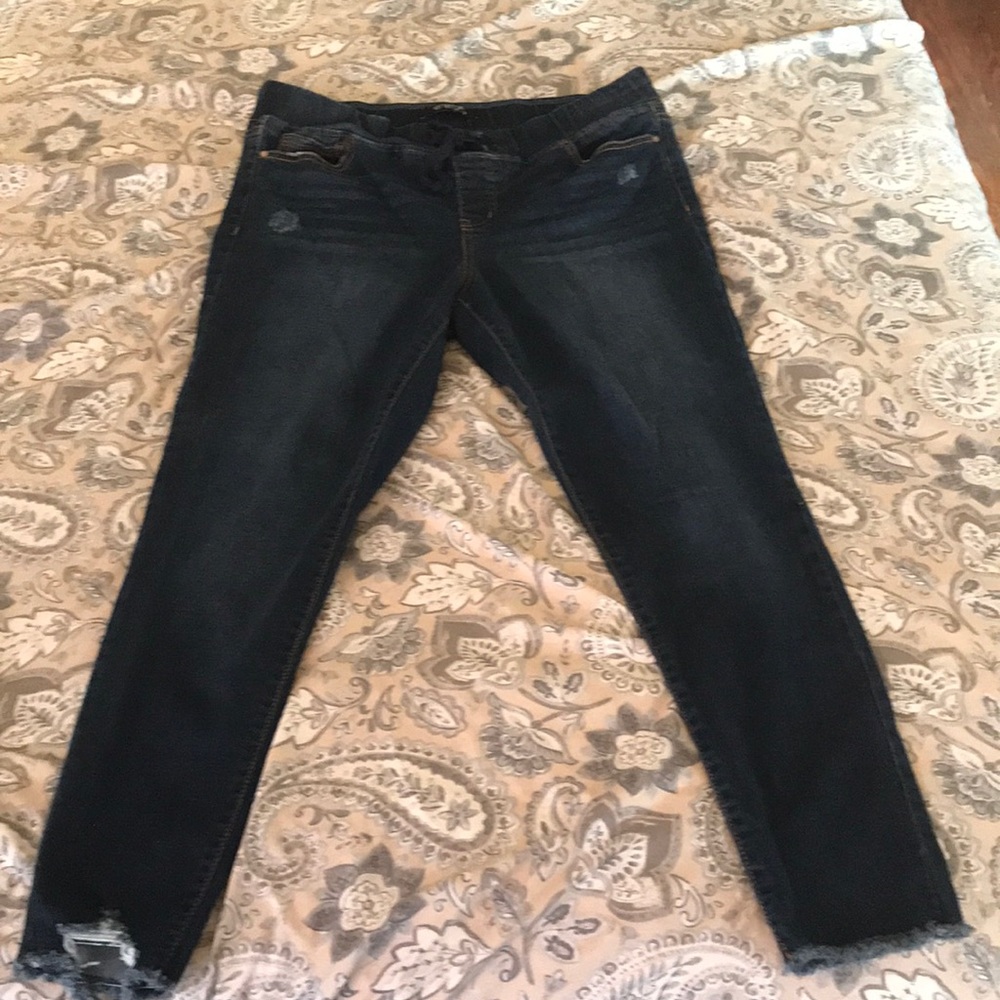 Size 15 stretch energicé dark blue jeans